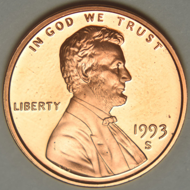 1993-S Lincoln Cent . . . . Gem Brilliant Proof