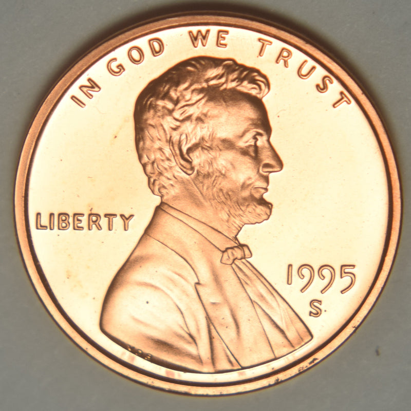 1995-S Lincoln Cent . . . . Gem Brilliant Proof
