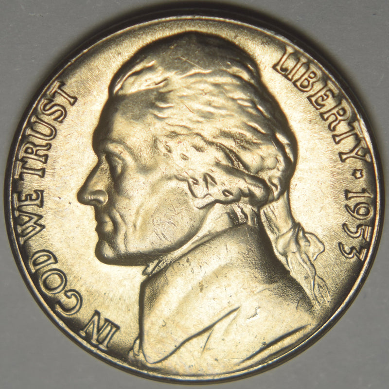 1953-D Jefferson Nickel . . . . Brilliant Uncirculated