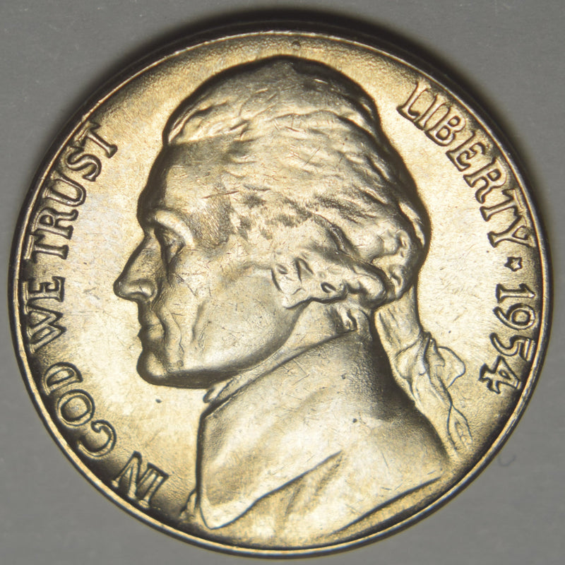 1954-D Jefferson Nickel . . . . Brilliant Uncirculated