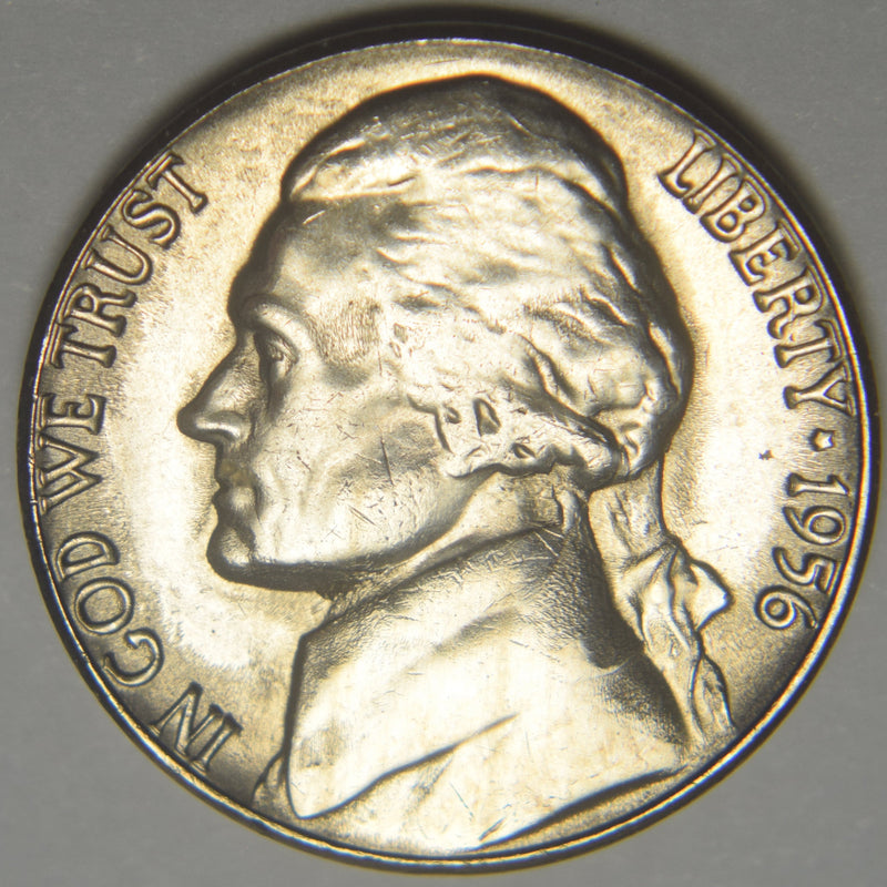 1956 Jefferson Nickel . . . . Brilliant Uncirculated