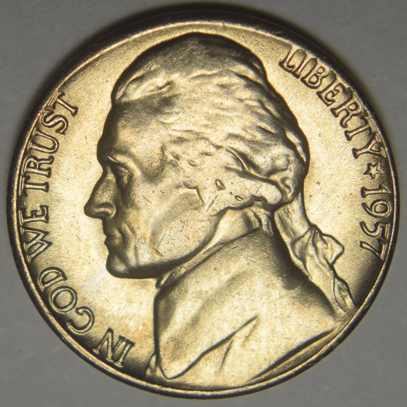1957-D Jefferson Nickel . . . . Brilliant Uncirculated