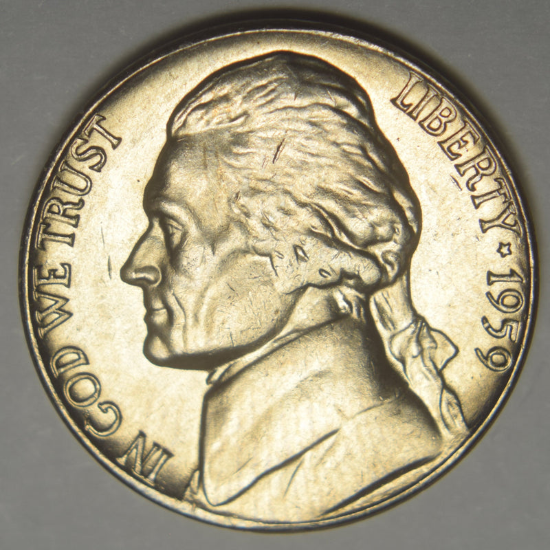 1959-D Jefferson Nickel . . . . Brilliant Uncirculated