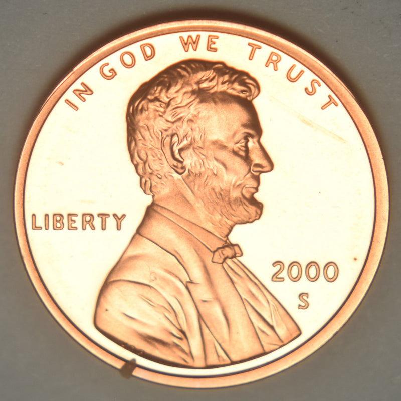2000-S Lincoln Cent . . . . Gem Brilliant Proof