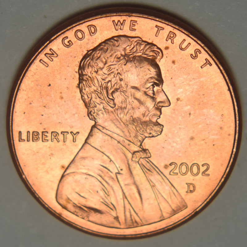 2002-D Lincoln Cent . . . . Brilliant Uncirculated