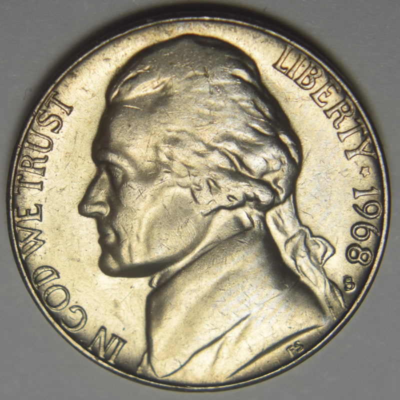 1968-S Jefferson Nickel . . . . Gem Brilliant Proof