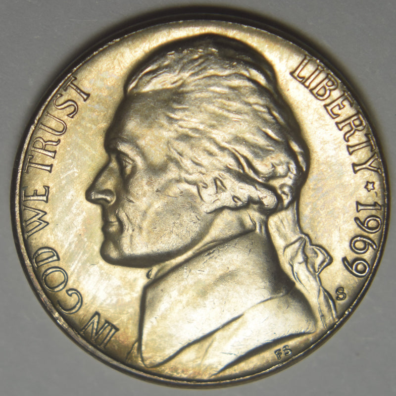 1969-S Jefferson Nickel . . . . Gem Brilliant Proof