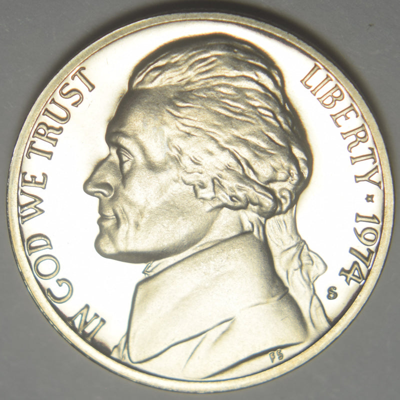 1974-S Jefferson Nickel . . . . Gem Brilliant Proof