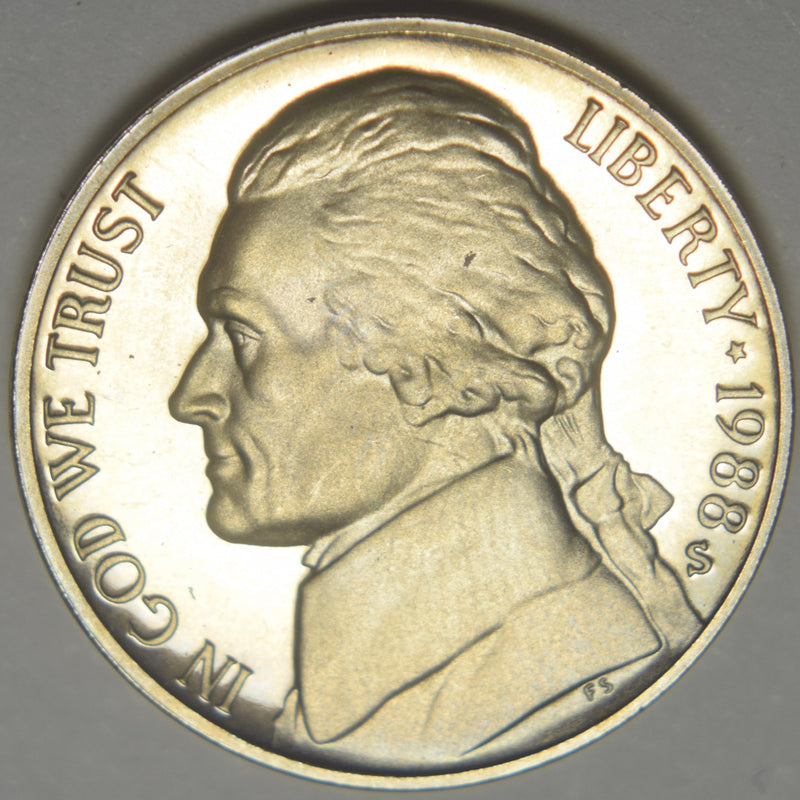 1988-S Jefferson Nickel . . . . Gem Brilliant Proof