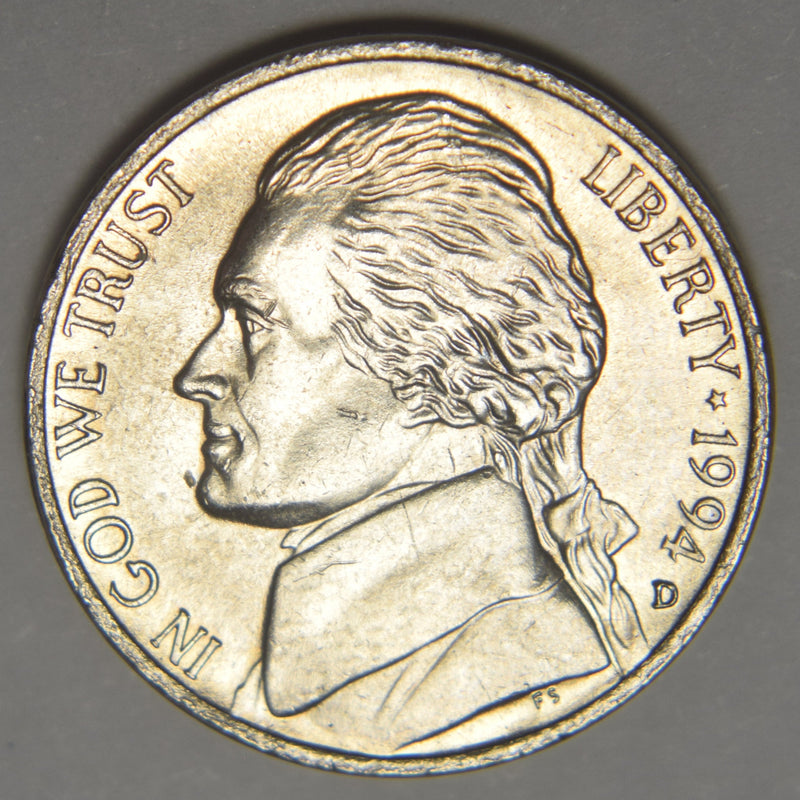 1994-D Jefferson Nickel . . . . Brilliant Uncirculated