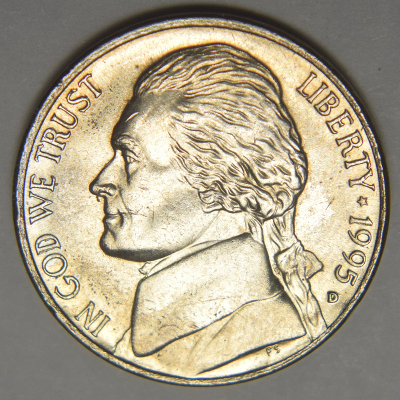 1995-D Jefferson Nickel . . . . Brilliant Uncirculated