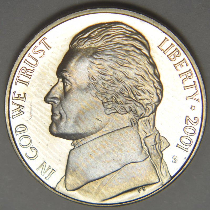 2001-S Jefferson Nickel . . . . Gem Brilliant Proof