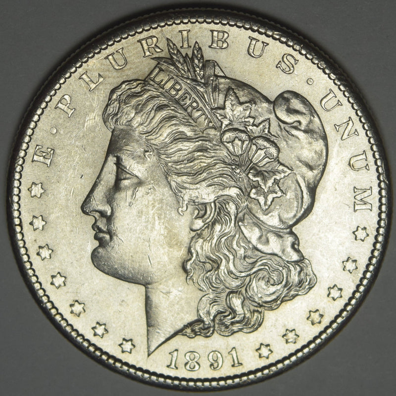1891-S Morgan Dollar . . . . Select BU+