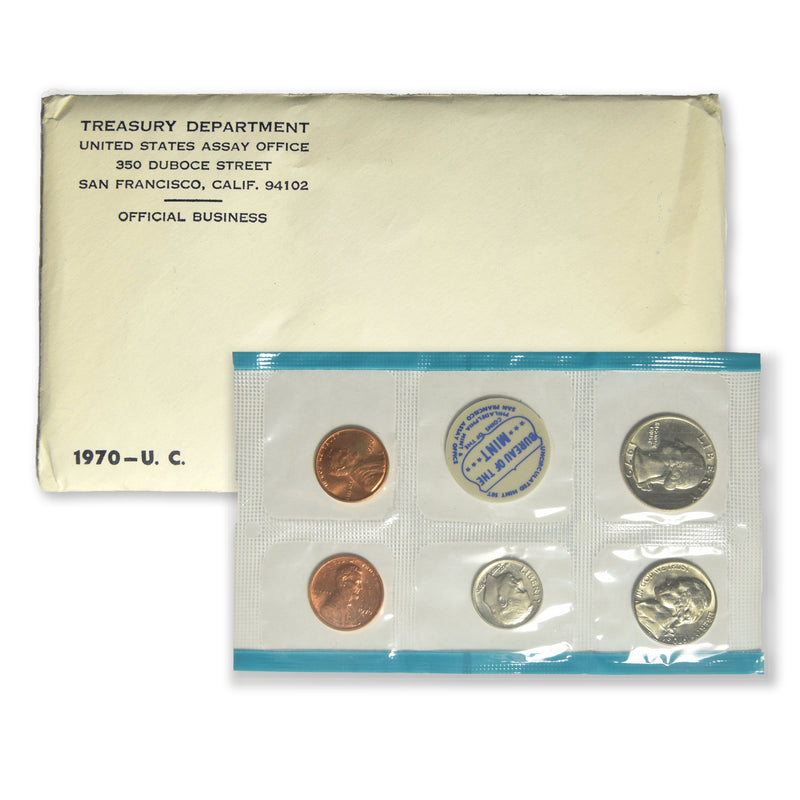 1970 Small Date Mint Set . . . . Choice Brilliant Uncirculated