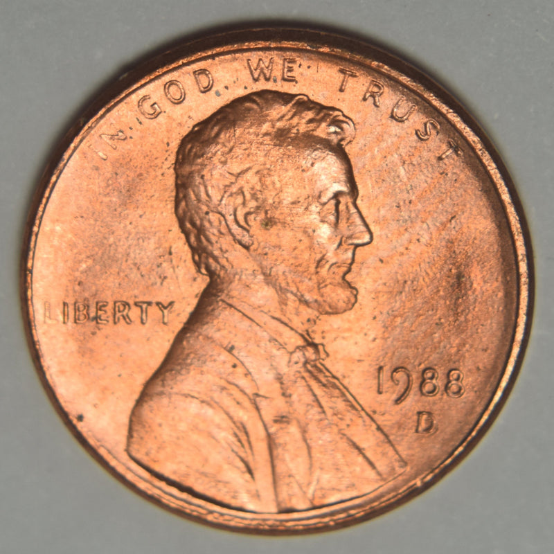 1988-D Lincoln Cent . . . . Brilliant Uncirculated