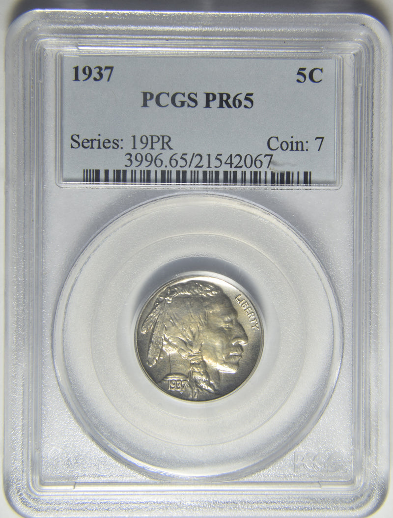 1937 Buffalo Nickel . . . . PCGS PR-65