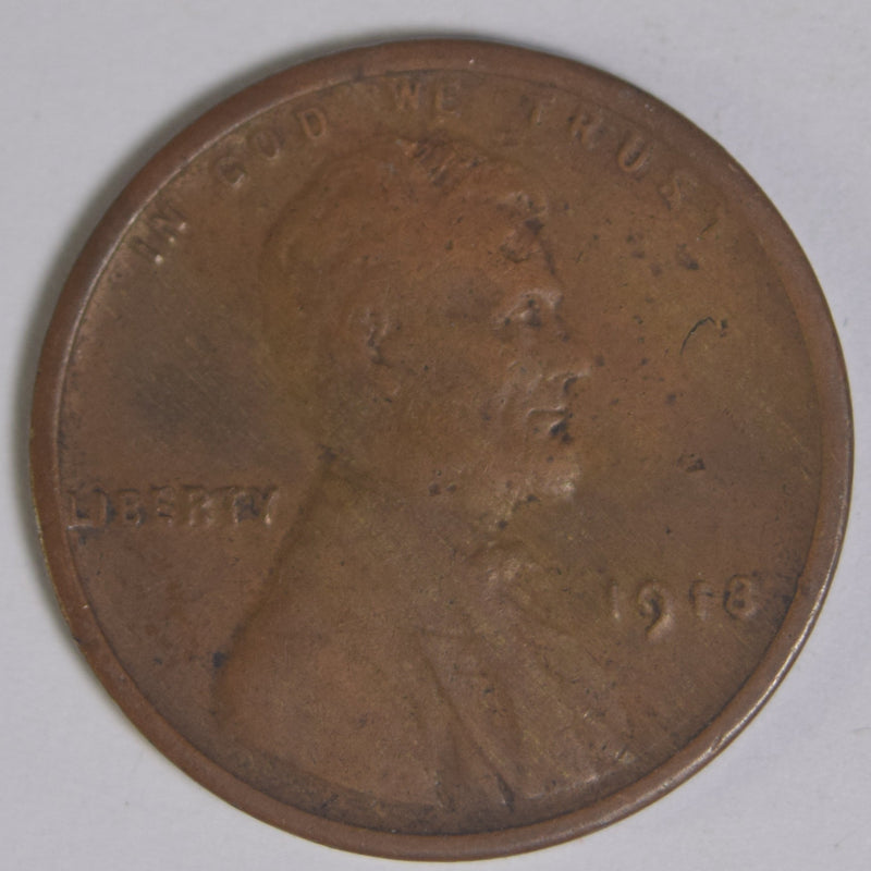 1918 Lincoln Cent . . . . XF pitted