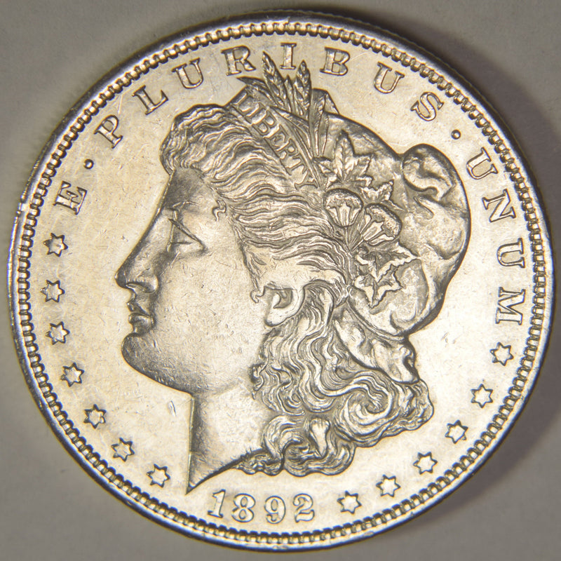 1892-CC Morgan Dollar . . . . Choice About Uncirculated