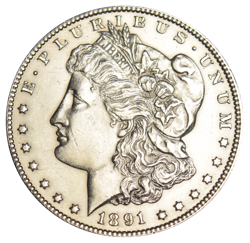 1891-CC Morgan Dollar . . . . Select Brilliant Uncirculated