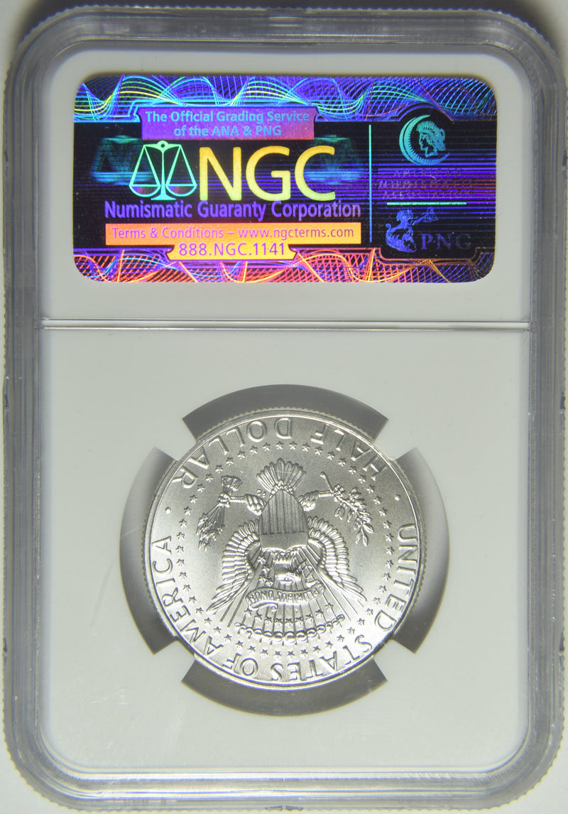 2014-D Kennedy Half . . . . NGC SP-70 High Relief Early Releases 50th Anniversary Silver