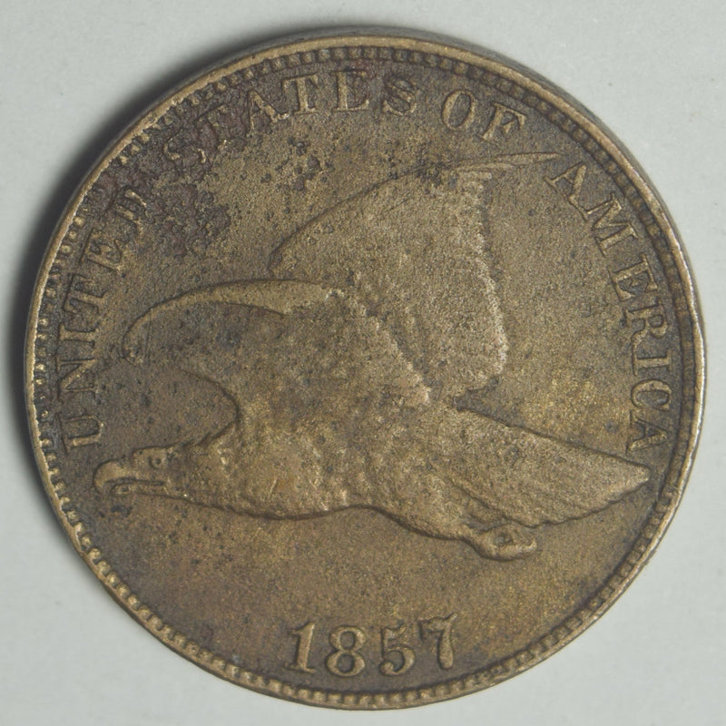 1857 Flying Eagle Cent . . . . XF surface issues