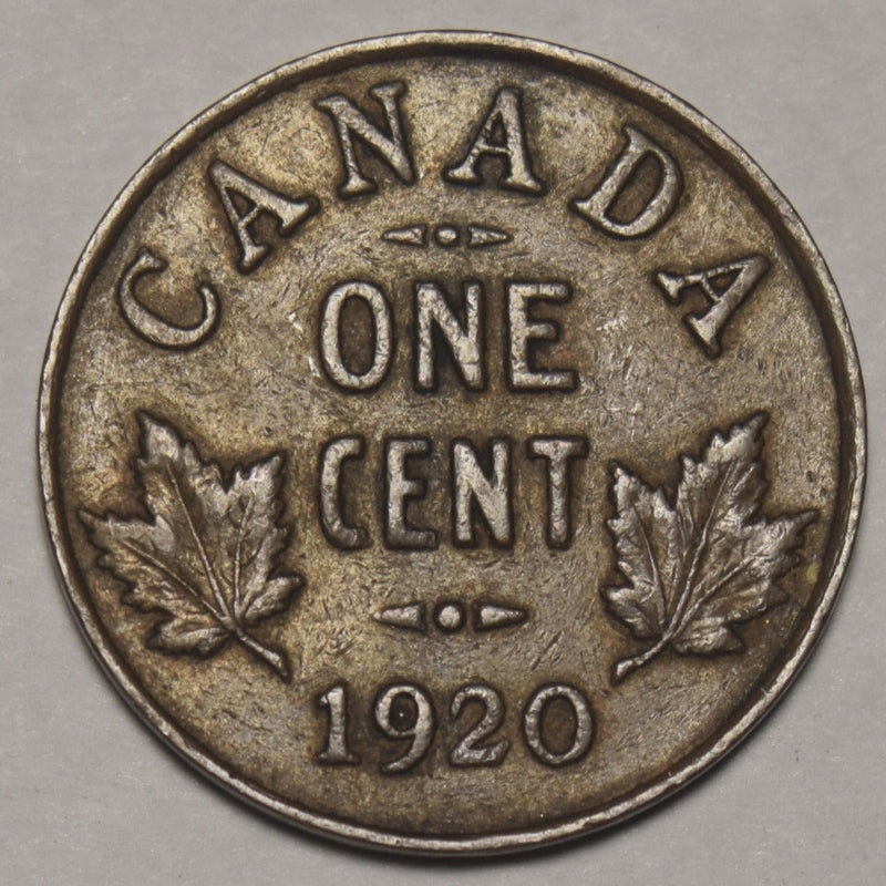 1920 Canadian Small Cent . . . . Choice About Uncirculated
