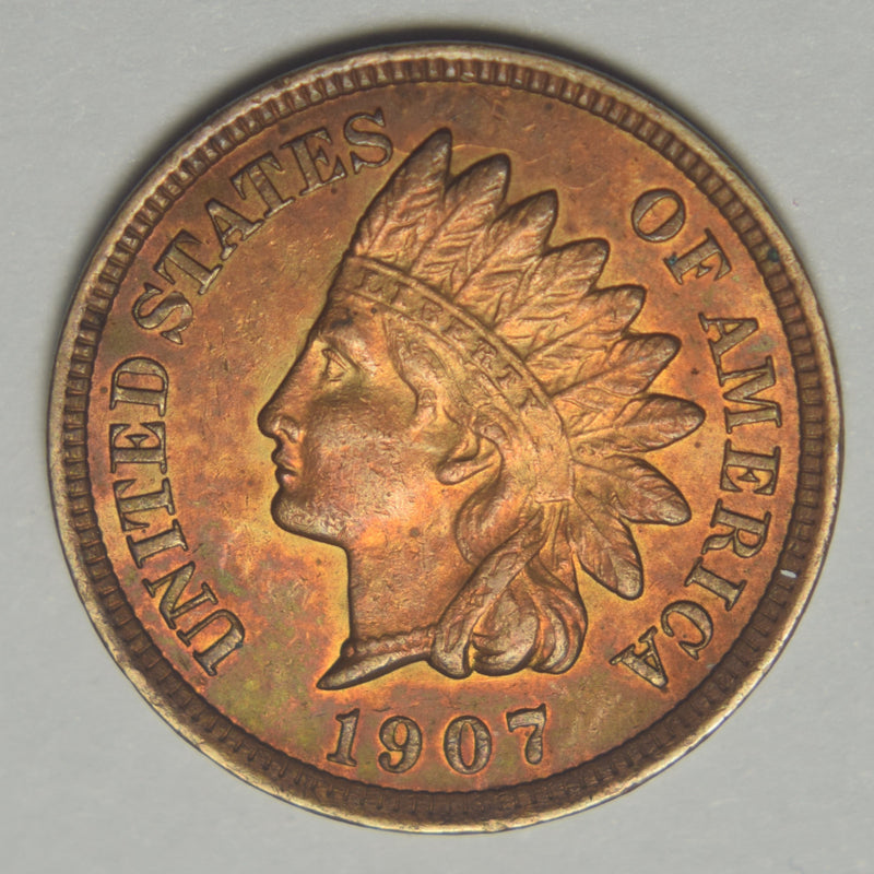 1907 Indian Cent . . . . Choice BU Red/Brown