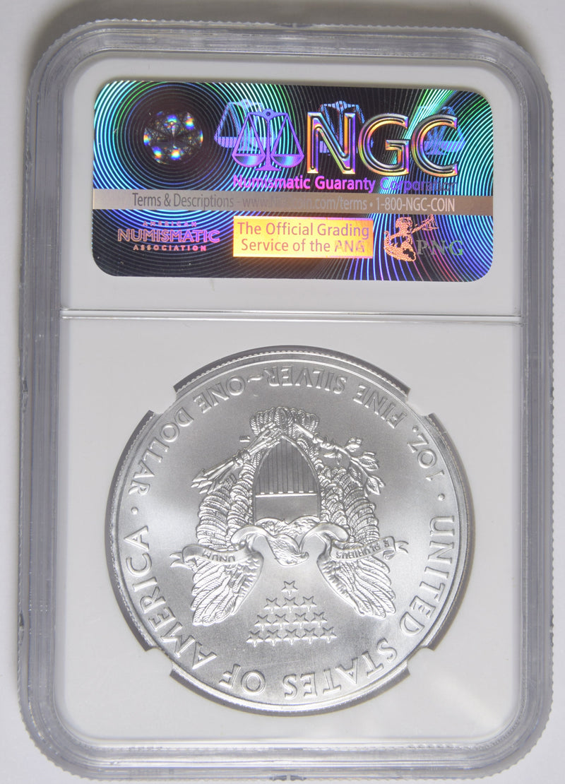 2011 (S) Silver Eagle . . . . NGC MS-69 Struck at San Francisco Mint