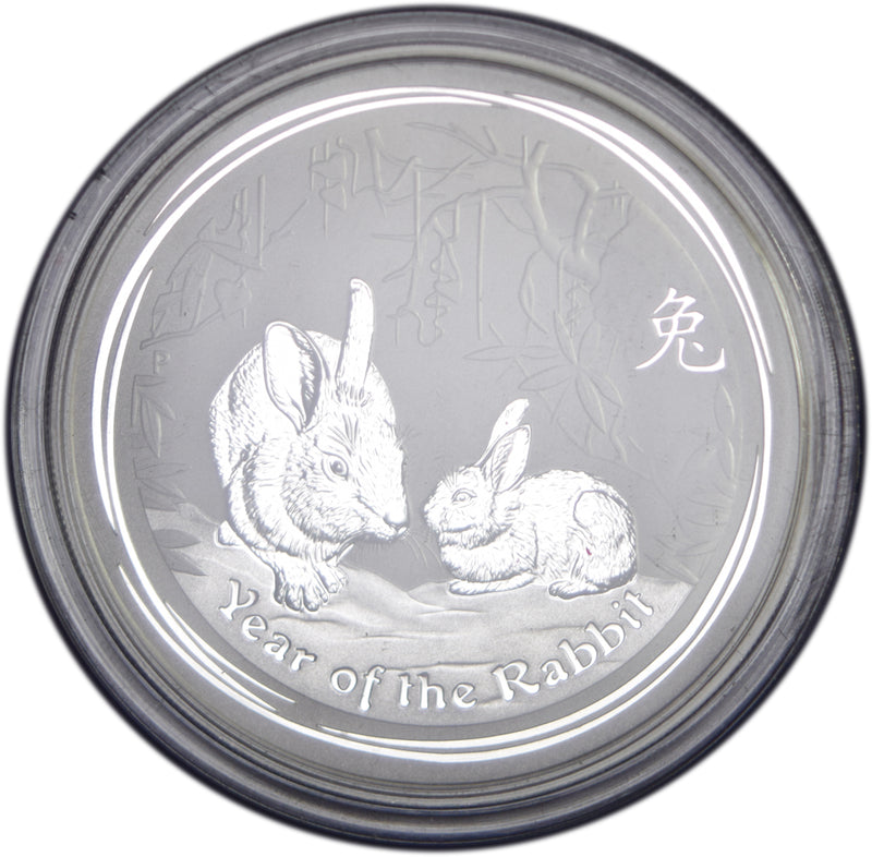 2011 Canadian Year of the Rabbit . . . . Gem BU 1 oz. Silver
