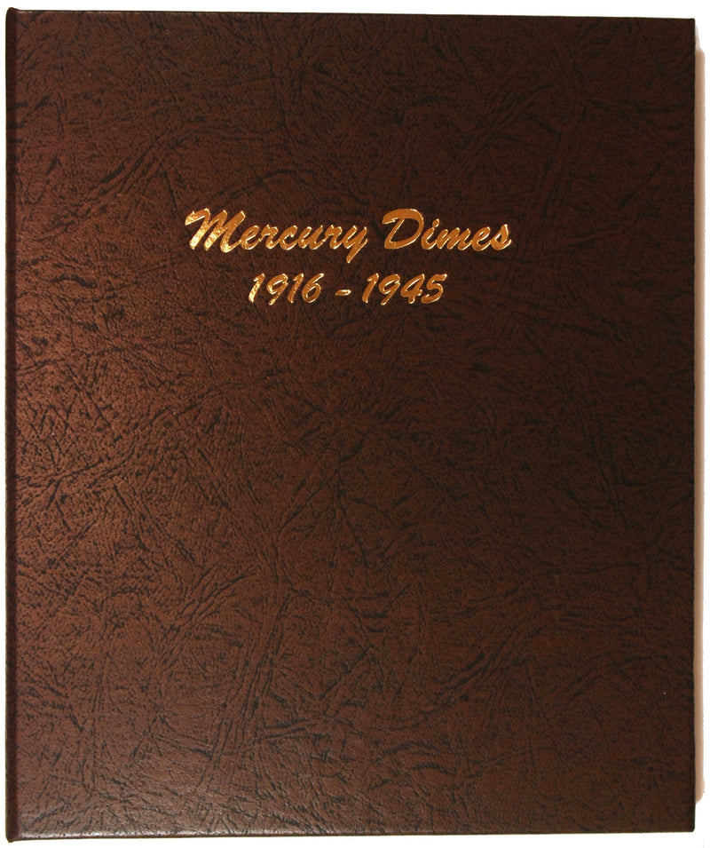 Mercury Dime Dansco Album . . . . (1916 to 1945)