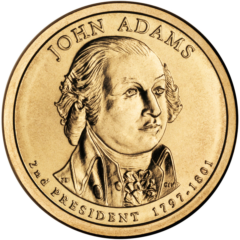 2007-D Adams Presidential Dollar . . . . Choice Brilliant Uncirculated