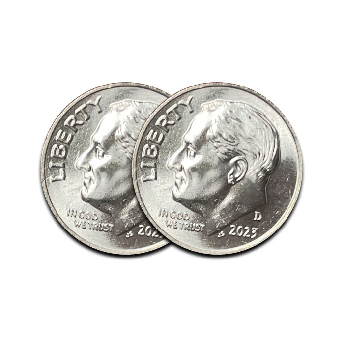 2023 P and D Roosevelt Dime Pair . . . . Brilliant Uncirculated