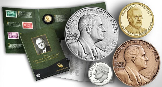 2014 Franklin D. Roosevelt Coin and Chronicles Set