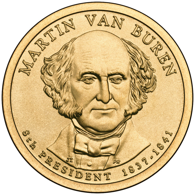 2008 Van Buren Presidential Dollar . . . . Choice Brilliant Uncirculated