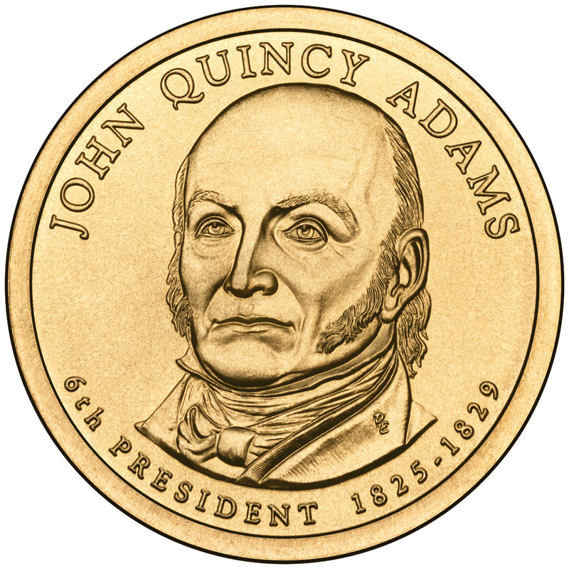 2008-D Adams - J Quincy - Presidential Dollar . . . . Choice Brilliant Uncirculated