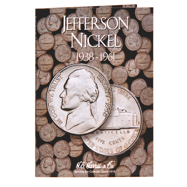 Jefferson Nickel Harris Coin Folder . . . . (1938 to 1961)