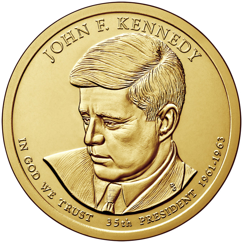 2015-D Kennedy Presidential Dollar . . . . Choice Brilliant Uncirculated