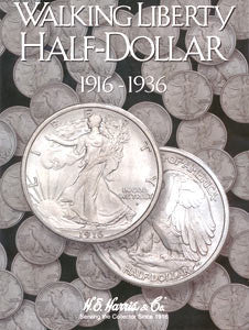 Walking Liberty Half Harris Coin Folder . . . . (1916 to 1936)
